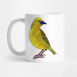 Holub&#39;s African Golden Weaver Bird Illustration Mug